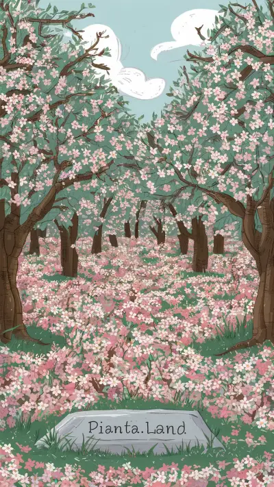 Almond trees