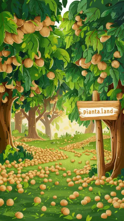 Hazelnut trees