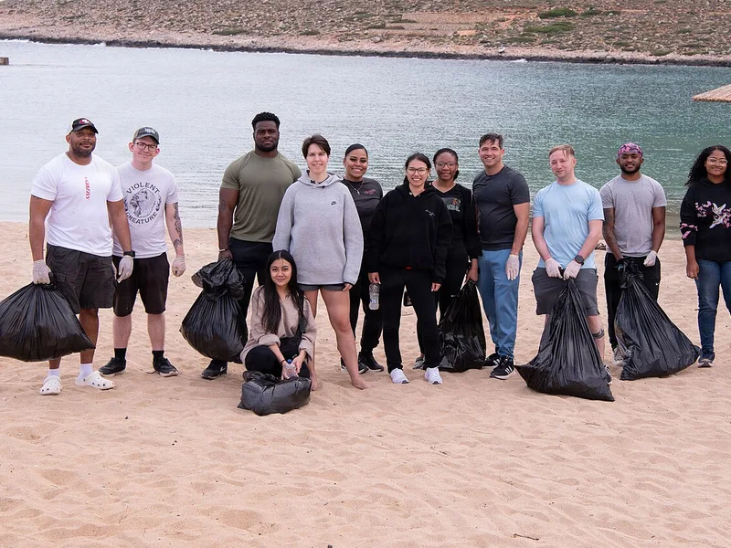 Clean beaches operation — trips with Pianta.land