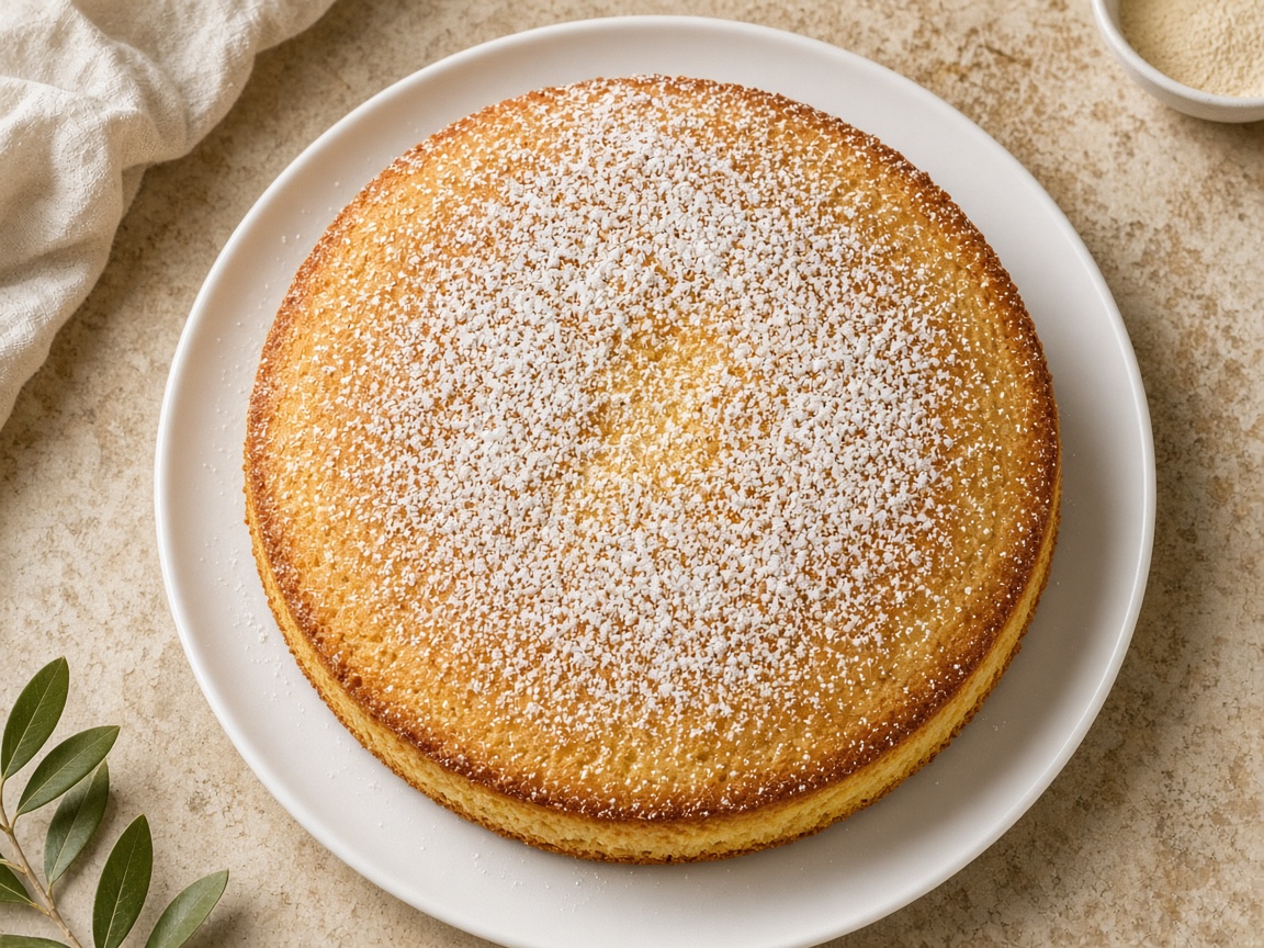 Dolce soffice e leggero con pochi ingredienti: si monta in circa cinque minuti e cuoce in forno. Perfetta per colazione o merenda.